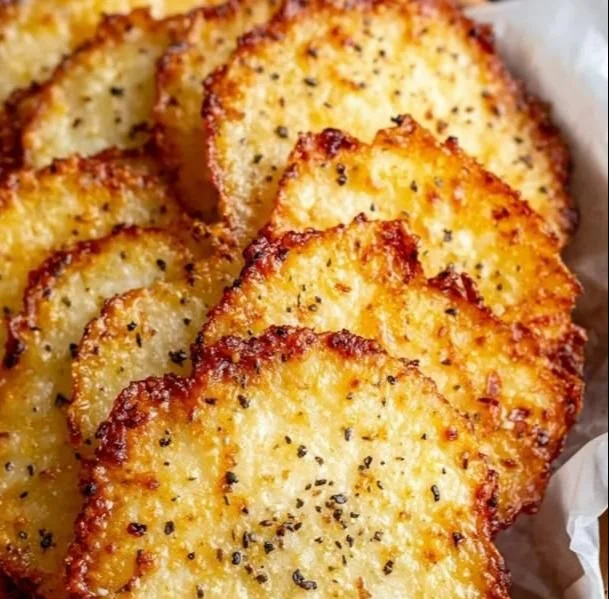 A bowl of crunchy cottage cheese chips, a healthy snack option