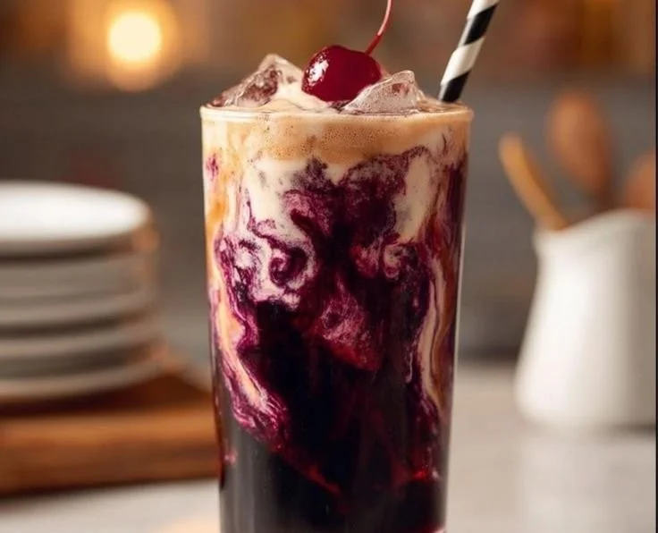 Midnight Malibu Dirty Soda with tropical flavors and refreshing fizz