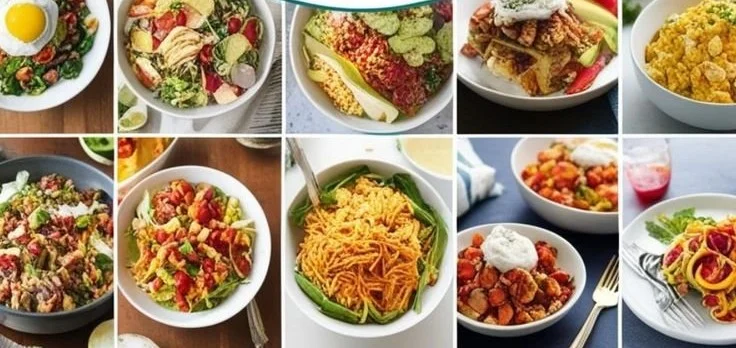 Collection of easy no-cook meals for quick and healthy eating