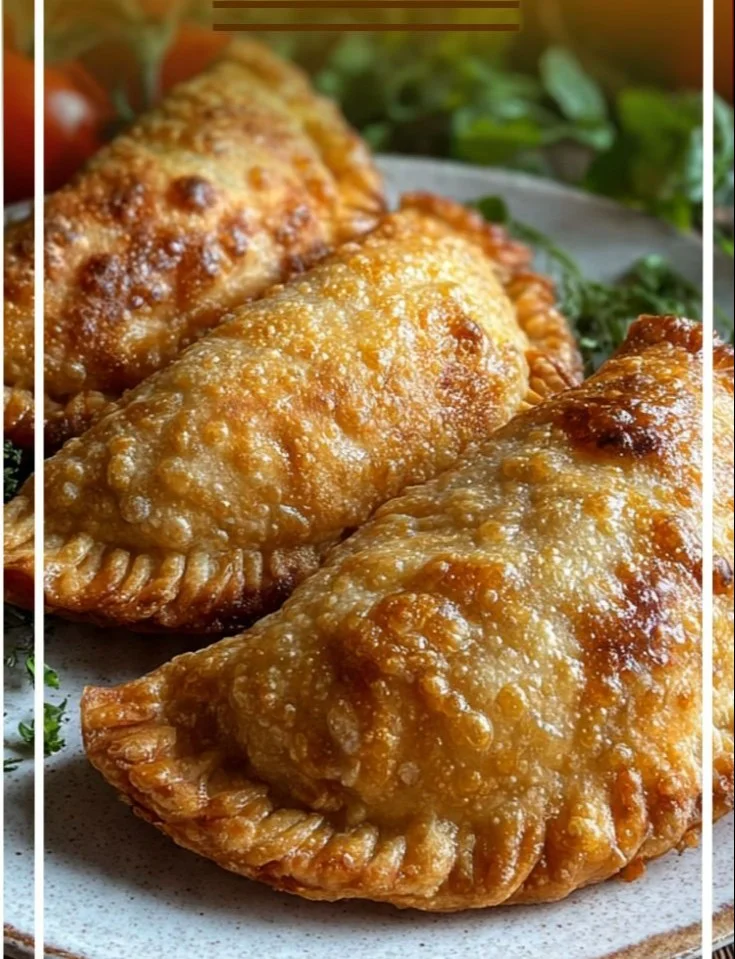 Authentic Crimean Tatar Cheburek - savory pastry with meat filling