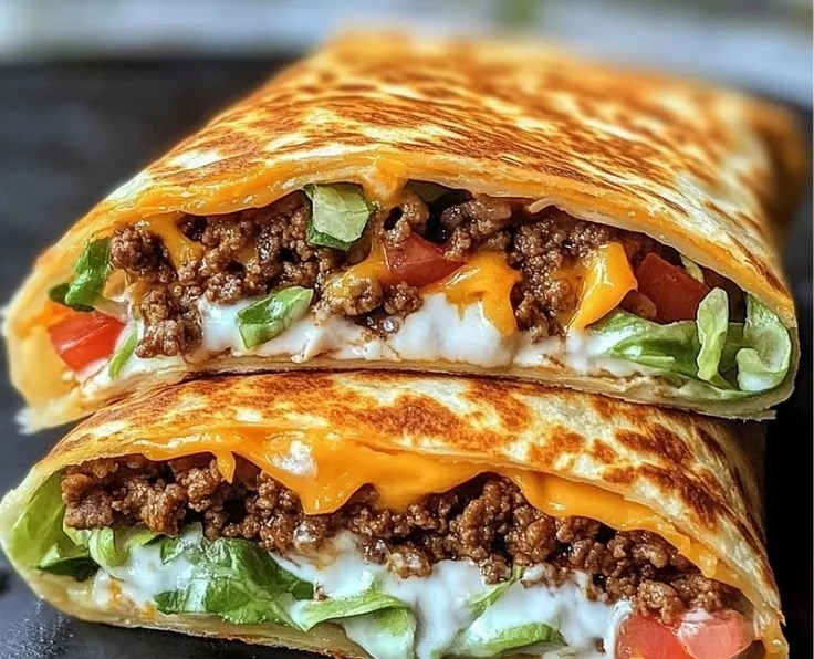 Delicious keto crunchwraps ready for a guilt-free meal