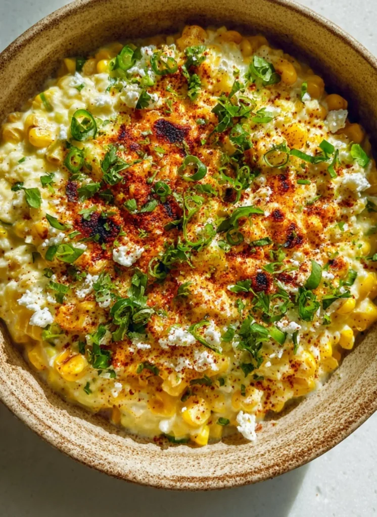 Crispy wontons filled with savory elote corn dip for a delicious appetizer