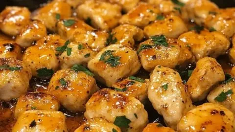 Texas Roadhouse's delicious butter chicken skillet served in a vibrant dish