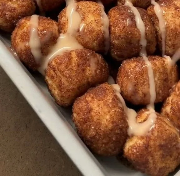 Delicious quick cinnamon roll bites ready to enjoy