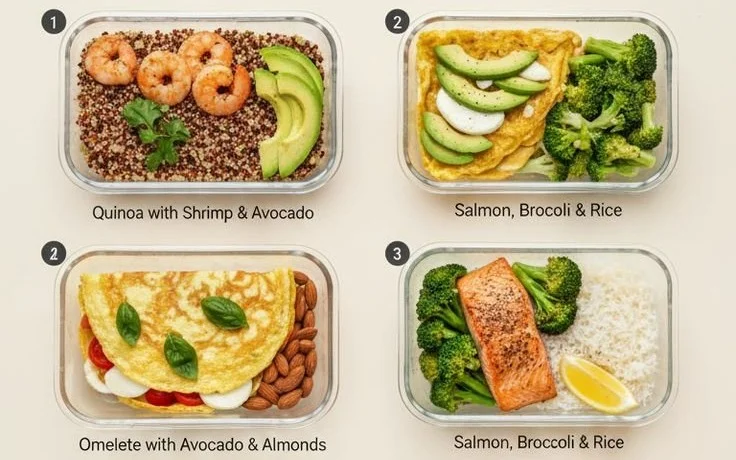 High protein diet plan with meal prep recipes for clean and easy cooking.