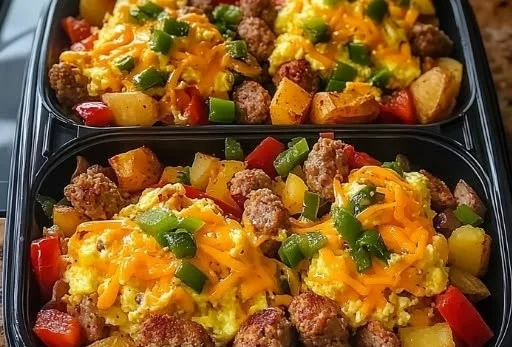 High protein freezer friendly breakfast bowls packed with nutrients and flavor