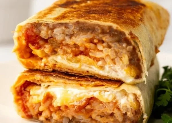 Delicious veggie burritos filled with fresh vegetables and spices